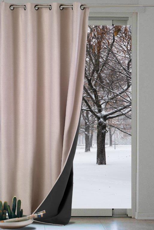 Rideau thermique occultant